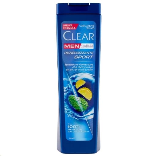 CLEAR SHAMPO ANTIFORFORA SENSAZIONE RINFRESCANTE DURATURA 225 ML SPORT REINERGIZZANTE OKY