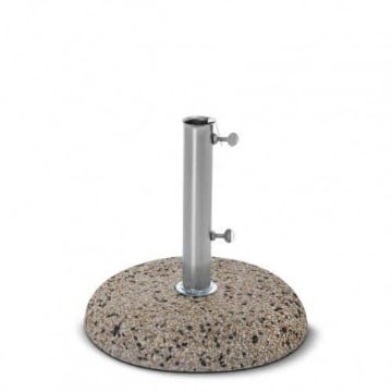 BASE MEDIA PER OMBRELLONE CON GHIAINO DA 15 KG CON TUBO DA 38 MM OARTICOLO USATO COME NUOVO