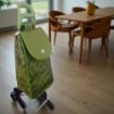 MA MAISON CARRELLO PER LA SPESA MODELLO CIAO DA 25 LITRI CON RUOTE E MANICO ERGONOMICO COLORI ASSORTITI 36X27X96H CM 