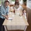 ROTOLO RUNNER DA TAVOLA CON TEXTURE E FANTASIA DESIGN CLASSICO FLOREALE 20 MT