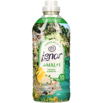 LENOR AMMORBIDENTE AMALFI PROFUMO AUTENTICO LUNGA DURATA LIMONE E MUGHETTO 55 LAVAGGI 1.55 LT OKX