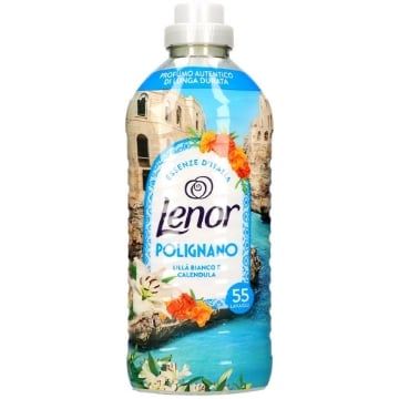 LENOR AMMORBIDENTE POLIGNANO PROFUMO AUTENTICO DI LUNGA DURATA LILLÀ BIANCO E CALEDNULA 55 LAVAGGI 1.155 LT OKX