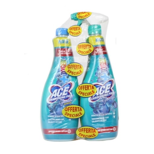 ACE SPRAY CANDEGGINA PIÙ GENTILE SGRASSA TUTTE LE SUPERFICI SMACCHIA ANCHE I CAPI COLORATI E DELICATI 650ML + RICARICA 650 ML OKX