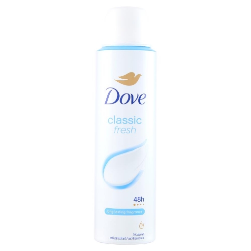 DOVE DEODORANTE FRESCHEZZA CLASSICA 48H DI PROTEZIONE FRAGRANZA A LUNGA DURATA 150 ML OKX