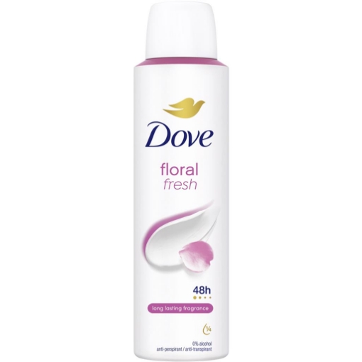 DOVE DEODORANTE FRESCHEZZA FLOREALE 48H DI PROTEZIONE FRAGRANZA A LUNGA DURATA 150 ML OKX