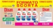 DIXAN DETERSIVO COLOR PULITO PROFONDO + FRESCHEZZA IGIENIOCA PER LA LAVATRICE FORMATO SCORTA 4 BOTTIGLIE 76 LAVAGGI 4X885 ML OKX 