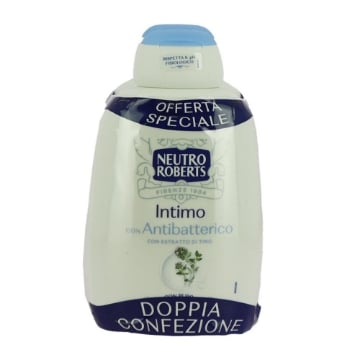 NEUTRO ROBERTS DETERGENTE INTIMO ANTIBATTERICO CON ESTRATTO DI TIMO DOPPIA CONFEZIONE 200 ML 