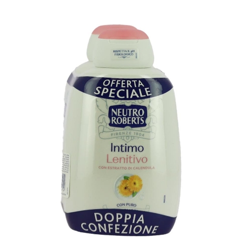 NEUTRO ROBERTS SAPONE INTIMO LENITIVO CON ESTRATTO DI CALENDULA IN FORMATO DOPPIO 2X200ML OKX