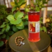 CERO LUMINO VOTIVO T40 ROSSO PER CIMITERO O RICORRENZA 