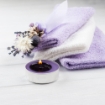 TEA LIGHT IN SET DA 10 PEZZI ALLA LAVANDA