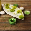 TEA LIGHT IN SET DA 10 PEZZI AL TALCO