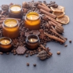 TEA LIGHT IN SET DA 10 PEZZI AGLI AGRUMI