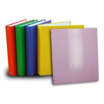 RACCOGLITORE AD ANELLO COPERTINA MONOCOLORE A4  A4 ASSORTITI