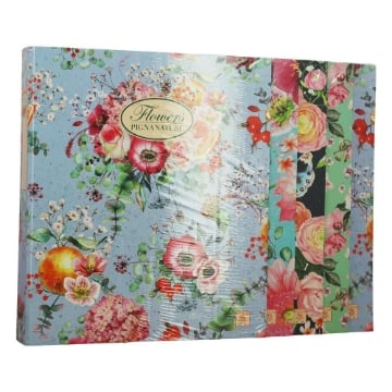 PIGNA RACCOGLITORE AD ANELLO COPERTINA NATURE FLOWERS A4  Ø 30 ASSORTITI