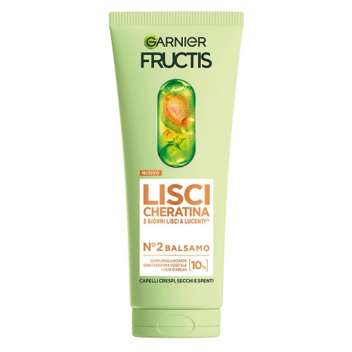 GARNIER FRUCTIS BALSAMO EFFETTO LUCENTE LISCIO CHERATINA CON OLIO D'ARGAN 200 ML