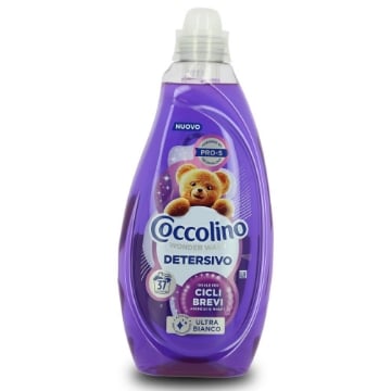 COCCOLINO DETERSIVO LIQUIDO LAVATRICE CICLI BREVI ULTRA BIANCO FORMATO 37 LAVAGGI 1,48 LT