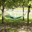 AMACA DA GIARDINO SENZA CUSCINO REMOVIBILE PORTATA MASSIMA 150KG 400 X 140CM 