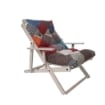 MAURY'S POLTRONA RELAX MAURYTCHWORK COMODONA IN LEGNO 3 POSIZIONI CON CUSCINO IMBOTTITO USATO COME NUOVO