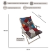 MAURY'S POLTRONA RELAX MAURYTCHWORK COMODONA IN LEGNO 3 POSIZIONI CON CUSCINO IMBOTTITO USATO COME NUOVO