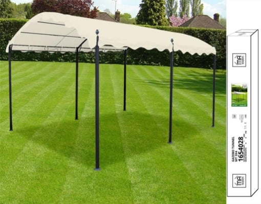 GAZEBO TUNNEL DA ESTERNO IDEALE PER IL GIARDINO 3X4 METRI CON DESIGN ELEGANTE USATO COME NUOVO