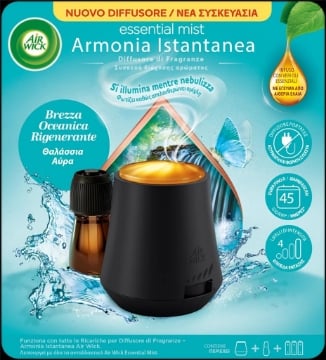 AIR WICK DEODORANTE AMBIENTE DIFFUSORE CON RICARICA 20ML BREZZA OCEANICA RIGENERANTE OKX