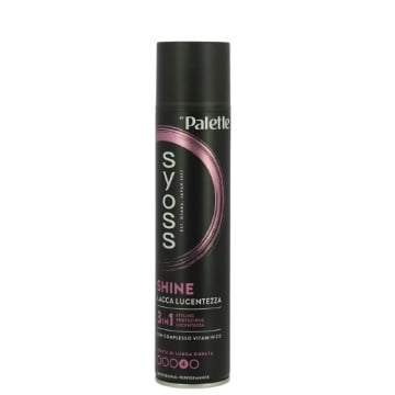SYOSS BY PALETTE SHINE LACCA LUCENTEZZA CON COMPLESSO VITAMINICO - TENUTA DI LUNGA DURATA 3IN1 STYLING 300 ML OKX