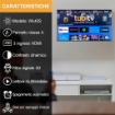 NOVA SMART TV PANEL CLASS A 43 FHD CON BLUETOOTH ANDROID 14 USB SUPPORT USATO COME NUOVO