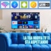 NOVA SMART TV PANEL CLASS A 43 FHD CON BLUETOOTH ANDROID 14 USB SUPPORT USATO COME NUOVO
