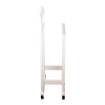 INDOSSATORE APPENDIABITI DA CAMERA PRATIC LEGNO DI FAGGIO BIANCO 44 X 25 X 98 H USATO COME NUOVO