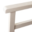 INDOSSATORE APPENDIABITI DA CAMERA PRATIC LEGNO DI FAGGIO BIANCO 44 X 25 X 98 H USATO COME NUOVO