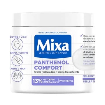 MIXA SENSITIVE SKIN EXPERT CREMA LENITIVA PROTETTIVA EFFETTO ANTI-PRURITO PANTHENOL COMFORT 400 ML VISO,CORPO E MANI OKX