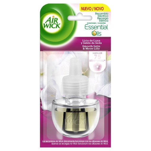 AIR WICK DEODORANTE ELETTRICO PER AMBIENTI RICARICA 19 ML PROFUMAZIONE GIGLIO DI LUNA OKX