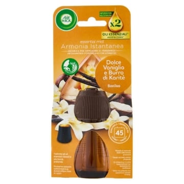 AIR WICK AMPOLLA CON DOLCE VANIGLIA E BURRO DI KARITE'  45GG 20ML OKX