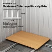 CASETTA DA GIARDINO PORTA ATTREZZI IN ACCIAIO CON TETTO INCLINATO E 4 PRESE D'ARIA, 152X132X188 CM, VERDE