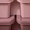 CASSETTIERA 6 CASSETTI PER BAMBINI 3-6 ANNI CON BORDI ARROTONDATI, IN PP ROSA, 75X37X56.5 CM