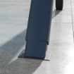 DONDOLO DA GIARDINO 2 POSTI CON TETTUCCIO REGOLABILE E CUSCINI 150X120X182 CM CREMA