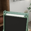 LAVAGNA PER BAMBINI CON CAVALLETTO 3 IN 1 E 2 CONTENITORI, ETÀ 3-8 ANNI, 54X46.5X93CM, VERDE
