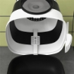 LETTIERA PER GATTI CHIUSA CON COPERCHIO PALETTA E DEODORANTE DESIGN PIEGHEVOLE 52X41X38 CM BIANCA E NERA