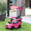 MACCHINA A SPINTA PER BAMBINI 12-36 MESI CON LICENZA MERCEDES, TETTUCCIO E MANIGLIA, 85.5X40.5X95 CM, ROSA