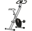 CYCLETTE PIEGHEVOLE MAGNETICA A 8 LIVELLI CON DISPLAY LCD, ROTELLE E SELLINO REGOLABILE, GRIGIO E NERO