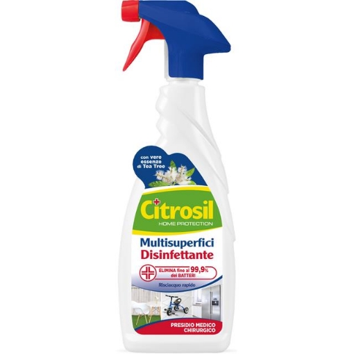 CITROSIL SGRASSATORE MULTISUPERFICI DISINFETTANTE RISCIACQUO RAPIDO CON ESSENZE DI TEA TREE 650 ML OKX