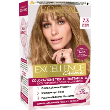 L'OREAL TINTA CAPELLI EXCELLENCE CREME CON ACIDO IALURONICO N.7.3 BIONDO DORATO OKX