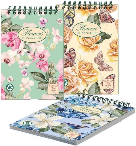PIGNA BLOCCO SPIRALE A5 FANTASIA FLOWER ASSORTITA OKX