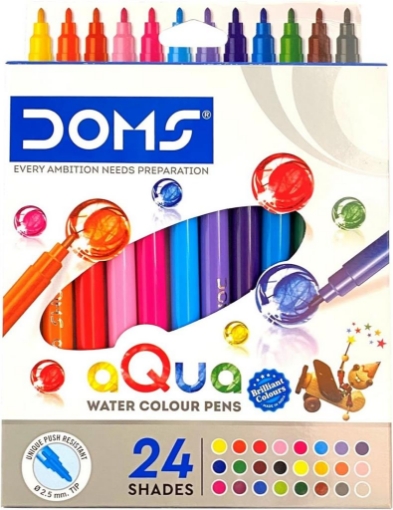 DOMS SET 24 PZ PENNARELLI ACQUARELLABILI Ø 2.5 ASSORTITI OKX