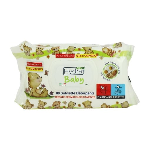 HYDRA VIVA + SALVIETTE DETERGENTI BABY 80 PZ OKX