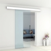 PORTA SCORREVOLE IN VETRO TRASPARENTE PER INTERNI, 210X75CM