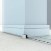 PORTA SCORREVOLE IN VETRO TRASPARENTE PER INTERNI, 210X75CM