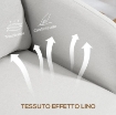 POLTRONA DA SALOTTO MODERNA IN TESSUTO CON SEDUTA AMPIA E IMBOTTITURA SPESSA, 90X86X91 CM, CREMA