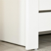 SCARPIERA MODERNA PER 12 PAIA MAX CON 2 CASSETTI REGOLABILI E RIMOVIBILI IN LEGNO 72X26X80 CM BIANCO