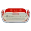 PYREX TEGLIA QUADRATA DI VETRO COMPATIBILE CON FRIGGITRICE AD ARIA MAX 350° DIMENSIONI 20 X 17 X 5,6 CM OKX